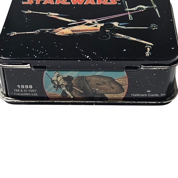 Hallmark Keepsake Star Wars Mini Lunch Box Christmas Tree Ornament 1998 with Box - Picture 4 of 11